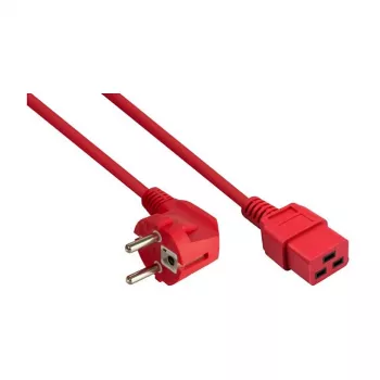 KABELMEISTER SK0190-R018 Kabel zasilający Schuko do IEC C13 1,8m czarny