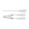 KABELMEISTER SK0877-W003 Przewód rozdzielacz zasilania IEC C8 na 2x IEC C7, 0,3 m, czarny