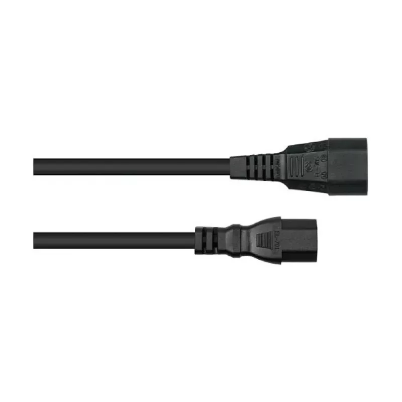 Kabelmeister SK1450-S050 Kabel zasilający IEC C14-C15 5m, 10A, 250V, czarny