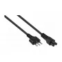 Kabelmeister SK6505-S018 Przewód zasilający AC - wtyczka włoska typu I do IEC C5, czarny, 1,8 m
