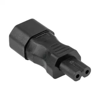 KABELMEISTER SKA-1470S IEC C14 do C7 Power Adapter – 250 V / 2.5 A, Czarny