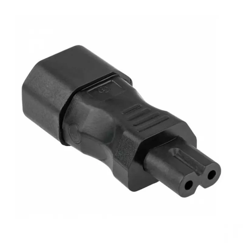 KABELMEISTER SKA-1470S IEC C14 do C7 Power Adapter – 250 V / 2.5 A, Czarny