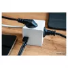 kabelmeister Socket Cube 3 Outlets with USB-C and USB-A, White, 2m