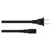 Kabelmeister Kabel zasilający US Type A do C7 UL 5m czarny
