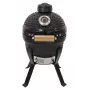 Kamado Bono Picnic Grill ceramiczny 13 cali z wózkiem, na węgiel drzewny, czarny