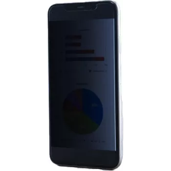 KAPSOLO dwukierunkowa folia ochronna prywatności dla Apple iPhone 14 Pro, samoprzylepna folia PET, antyrefleksyjna, odporna na zarysowania, odporna na odciski palców, przezroczysta KAP13011