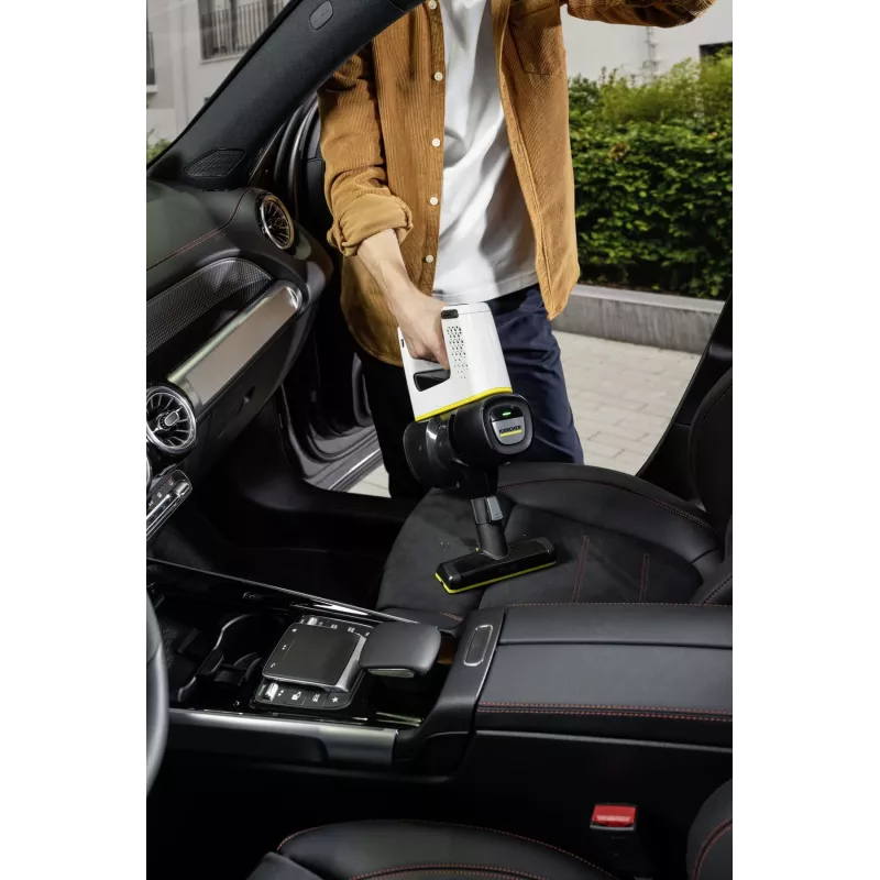 Kärcher VC 4 Cordless myHome Car Odkurzacz bezprzewodowy, bezworkowy, pojemność 0,65 l, biały