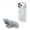 Karl Lagerfeld iPhone 18 Pro Max / 17 Pro Max MagSafe IML Ring Stand 360 Kameo Metal Transparent Case