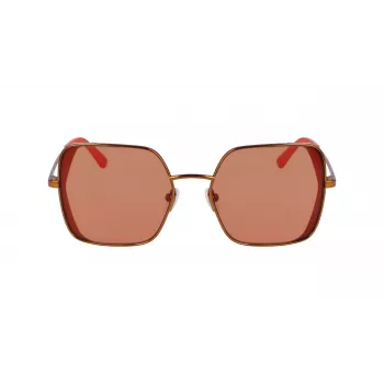 Okulary przeciwsłoneczne damskie KARL LAGERFELD KL340S-800 - czarna oprawka acetatowa, szare soczewki poliwęglanowe, 56mm