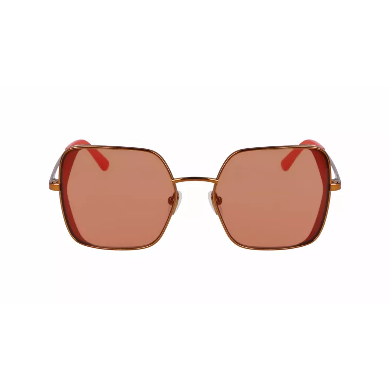 Okulary przeciwsłoneczne damskie KARL LAGERFELD KL340S-800 - czarna oprawka acetatowa, szare soczewki poliwęglanowe, 56mm