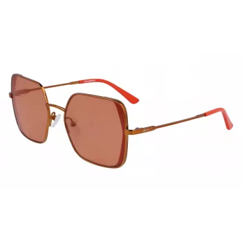 Okulary przeciwsłoneczne damskie KARL LAGERFELD KL340S-800 - czarna oprawka acetatowa, szare soczewki poliwęglanowe, 56mm