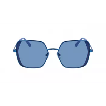 KARL LAGERFELD KL340S5618400 Okulary przeciwsłoneczne damskie - czarna oprawka, szare szkła, 56mm
