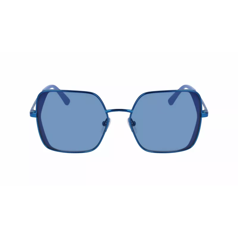 KARL LAGERFELD KL340S5618400 Okulary przeciwsłoneczne damskie - czarna oprawka, szare szkła, 56mm