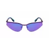 KARL LAGERFELD KL352S6117500 Unisex Prostokątne Okulary Przeciwsłoneczne Czarny/Szary 61mm