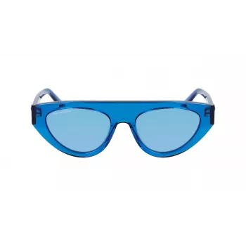 KARL LAGERFELD KL6043S-424 Damskie okulary przeciwsłoneczne Cat Eye Havana Brązowy Gradient 52mm