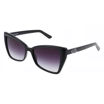 KARL LAGERFELD KL6044S551700 Okulary przeciwsłoneczne damskie Czarne 55/17/140 mm