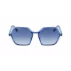 KARL LAGERFELD KL6083S-407 Damskie okulary przeciwsłoneczne w kształcie kwadratu Havana Brązowy Gradient 56mm