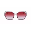 KARL LAGERFELD KL6083S-626 Okulary przeciwsłoneczne damskie kocie oko czarne szary gradient 56mm