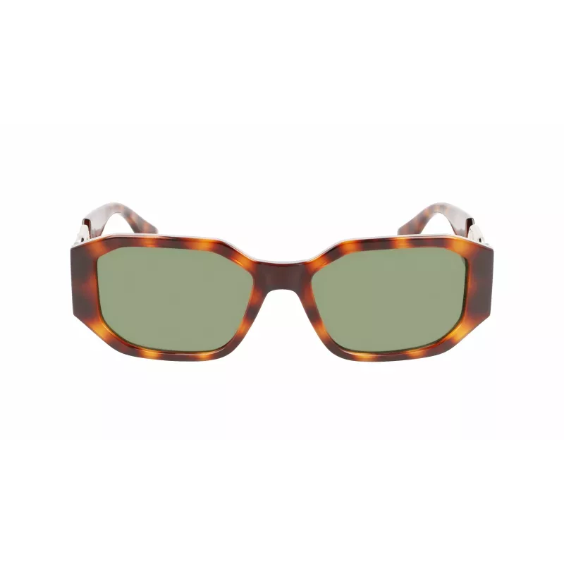 KARL LAGERFELD KL6085S-240 Damskie okulary przeciwsłoneczne Cat Eye Havana Brązowy Gradient 55mm