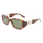 KARL LAGERFELD KL6085S-240 Damskie okulary przeciwsłoneczne Cat Eye Havana Brązowy Gradient 55mm
