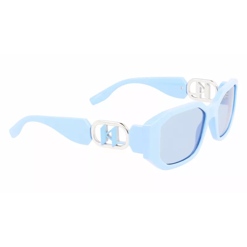KARL LAGERFELD KL6085S-450 Okulary przeciwsłoneczne damskie Black Smoke Grey 55mm