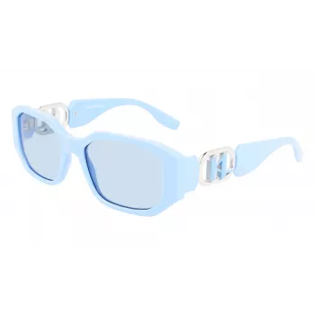 KARL LAGERFELD KL6085S-450 Okulary przeciwsłoneczne damskie Black Smoke Grey 55mm