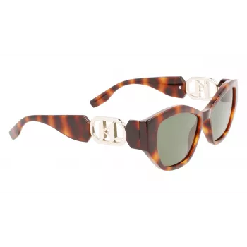 KARL LAGERFELD KL6086S-240 Okulary przeciwsłoneczne damskie Havana Brązowy Gradient 54mm