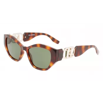 KARL LAGERFELD KL6086S-240 Okulary przeciwsłoneczne damskie Havana Brązowy Gradient 54mm