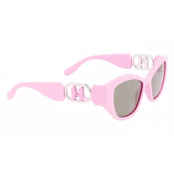 KARL LAGERFELD KL6086S-525 Damskie okulary przeciwsłoneczne Motylkowe Havana Brązowy Gradient 54mm