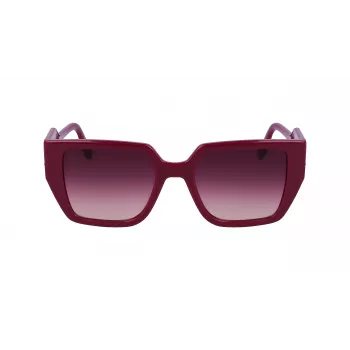 KARL LAGERFELD KL6098S-501 Damskie kwadratowe okulary przeciwsłoneczne z acetatu 52mm