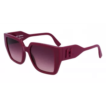 KARL LAGERFELD KL6098S-501 Damskie kwadratowe okulary przeciwsłoneczne z acetatu 52mm
