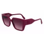 KARL LAGERFELD KL6098S-501 Damskie kwadratowe okulary przeciwsłoneczne z acetatu 52mm