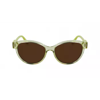 KARL LAGERFELD KL6099S-703 Okulary przeciwsłoneczne damskie Havana Brown oprawka acetatowa brązowe soczewki gradientowe 54/15/140 mm
