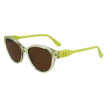 KARL LAGERFELD KL6099S-703 Okulary przeciwsłoneczne damskie Havana Brown oprawka acetatowa brązowe soczewki gradientowe 54/15/140 mm