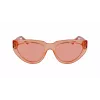 KARL LAGERFELD KL6100S-800 Damskie prostokątne okulary przeciwsłoneczne z acetatu Havana Brown Gradient 54/19/140 mm
