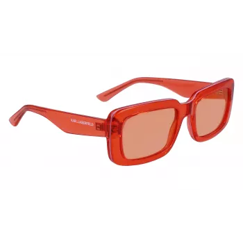 KARL LAGERFELD KL6101S-800 Okulary przeciwsłoneczne Unisex - Czarna oprawka, Szare szkła, 54mm