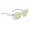 KARL LAGERFELD KL6101S-970 Okulary przeciwsłoneczne Unisex 54/19/140 mm Kwadratowa oprawka acetatowa Soczewki poliwęglanowe UV400