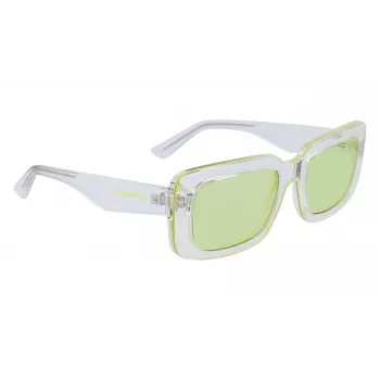 KARL LAGERFELD KL6101S-970 Okulary przeciwsłoneczne Unisex 54/19/140 mm Kwadratowa oprawka acetatowa Soczewki poliwęglanowe UV400