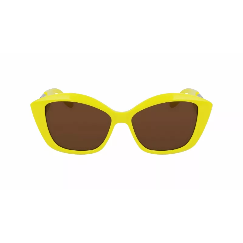 KARL LAGERFELD KL6102S-703 Okulary przeciwsłoneczne damskie kocie oko czarne szary gradient 56mm