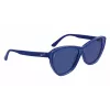 KARL LAGERFELD KL6103S-407 Okulary przeciwsłoneczne damskie motylkowe Havana 58mm