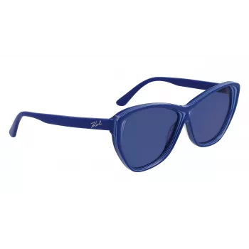KARL LAGERFELD KL6103S-407 Okulary przeciwsłoneczne damskie motylkowe Havana 58mm
