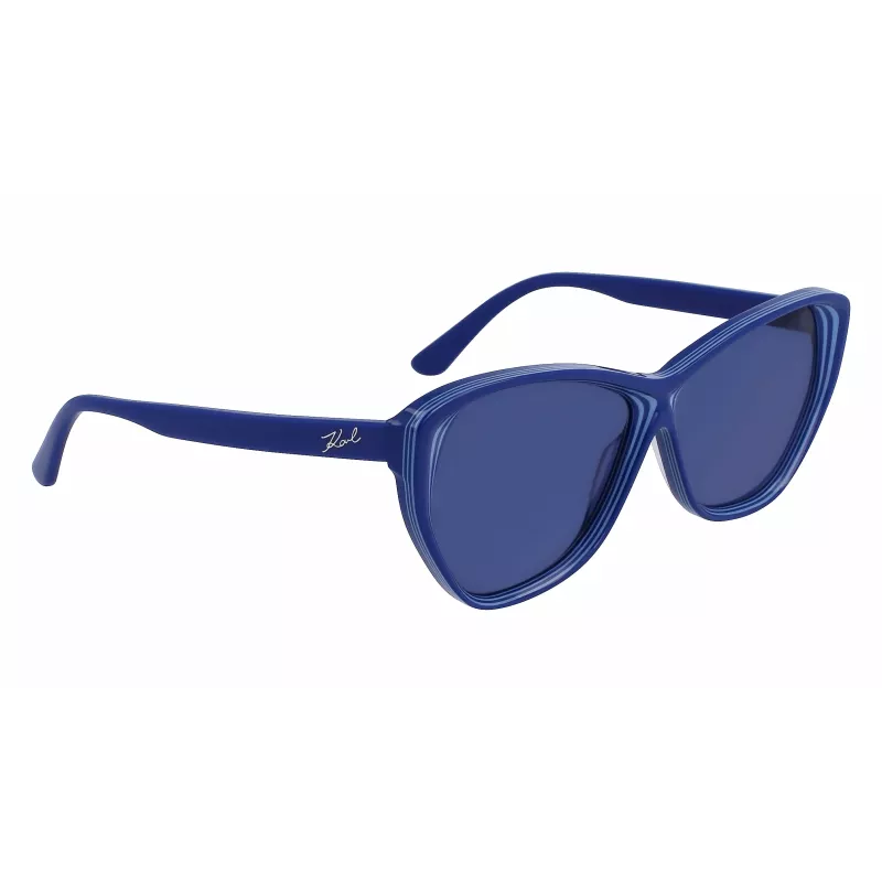 KARL LAGERFELD KL6103S-407 Okulary przeciwsłoneczne damskie motylkowe Havana 58mm