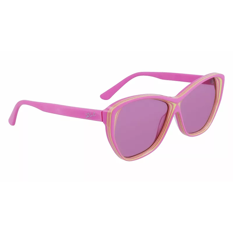KARL LAGERFELD KL6103S-664 Okulary przeciwsłoneczne damskie Brąz Havana 58mm