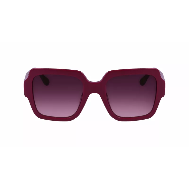 KARL LAGERFELD KL6104SR-501 Damskie okulary przeciwsłoneczne w kształcie kwadratu Czarny/Szary 53mm