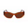 KARL LAGERFELD KL6122S522221 Okulary przeciwsłoneczne damskie Havana Acetate Frame Brązowe soczewki 52mm