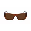 KARL LAGERFELD KL6123S541824 Okulary przeciwsłoneczne unisex, błyszcząca czarna oprawka, szare soczewki, 54/18/140 mm