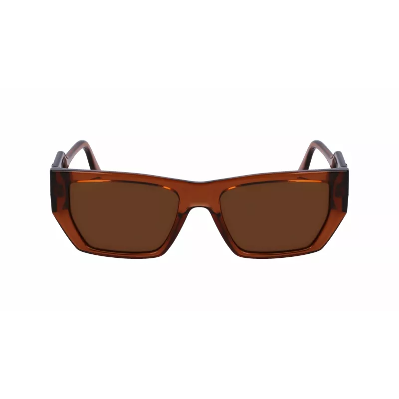 KARL LAGERFELD KL6123S541824 Okulary przeciwsłoneczne unisex, błyszcząca czarna oprawka, szare soczewki, 54/18/140 mm