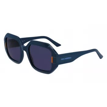 KARL LAGERFELD KL6124S-400 Okulary przeciwsłoneczne damskie Niebieski 53mm