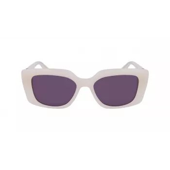 Okulary przeciwsłoneczne KARL LAGERFELD KL6125S-280 dla kobiet, oprawka z acetatu w kolorze Havana/Tortoise, soczewki brązowe gradientowe 52mm