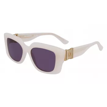 Okulary przeciwsłoneczne KARL LAGERFELD KL6125S-280 dla kobiet, oprawka z acetatu w kolorze Havana/Tortoise, soczewki brązowe gradientowe 52mm